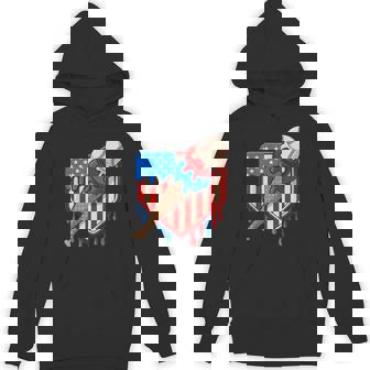 Baseball Drip 4Th Of July Usa Flag Ice Cream Drip Baseball Hoodie - Thegiftio UK