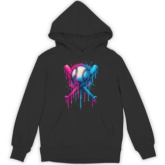 Baseball Drip For Boys Ice Cream Drip Toddler Boys Baseball Hoodie - Thegiftio UK
