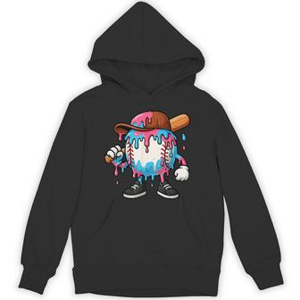 Baseball Drip For Boys Ice Cream Drip Baseball Hoodie - Thegiftio UK