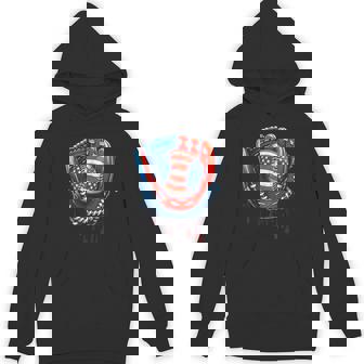 Baseball Drip Ice Cream Sprinkles 4Th Of July Baseball Glove Hoodie - Monsterry