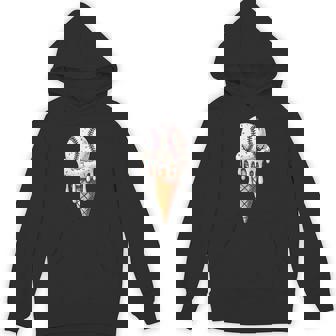 Baseball Drip With Melting Ice Cream Drippy Lovers Hoodie - Thegiftio UK
