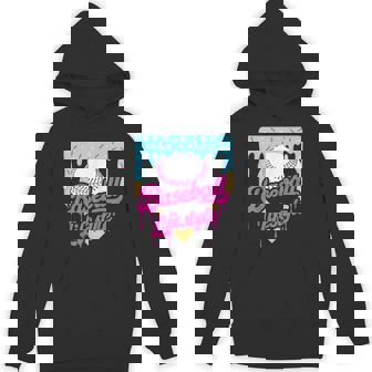 Baseball Life Lifestyle Home Plate Ice Cream Drip Boys Hoodie - Thegiftio