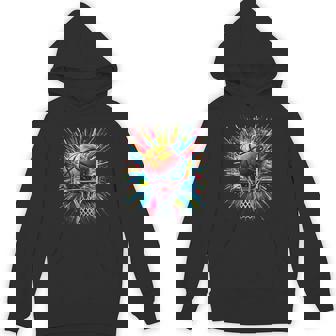 Basketball Tie Dye Color Splash Colorful Basketball Hoop Hoodie | Mazezy