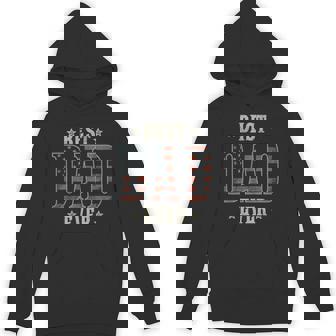 Best Dad Ever Patriotic American Flag Dad Hoodie - Thegiftio UK