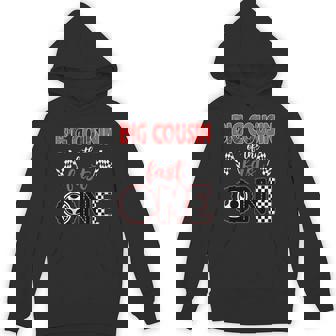 Big Cousin Of The Fast One Birthday 1St Race Car Family Hoodie - Monsterry