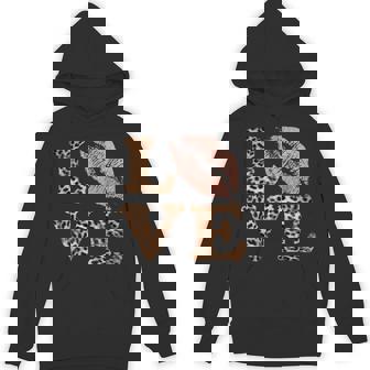 Big Lips Love ヒョウ柄 文字 ピンク 唇 バレンタイン ラブ パーカー - Kawaiitshirt