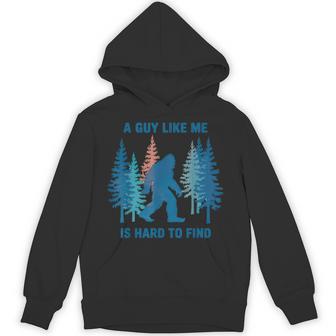 Bigfoot A Guy Like Me Is Hard To Forest Find Hoodie - Thegiftio UK