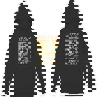 Bigfoot Papa Just A Dad Who Always Came Back With The Milk Hoodie | Mazezy
