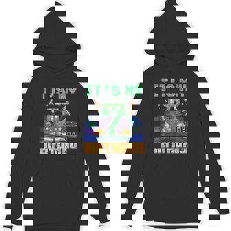 Birthday Boy It's My 7Th Birthday Video Game Pixel Hoodie | Mazezy