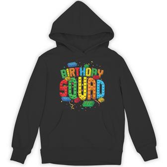 Birthday Squad Playing Bricks Brick Builder Block Building Hoodie - Thegiftio
