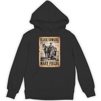 Black Cowgirl Mary Fields Western Rodeo Melanin Cowgirl Hoodie - Thegiftio UK