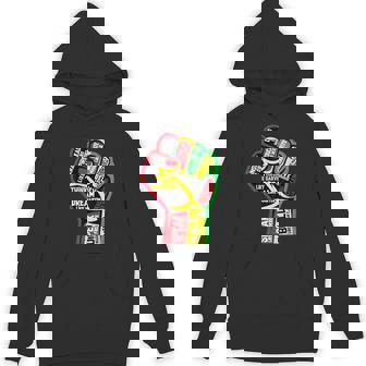 Black History Month Junenth 1865 Dream Like Leaders Black Hoodie - Monsterry