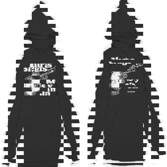 Bluegrass Is My Jam Banjo Musicintage Graphic パーカー - Kawaiitshirt