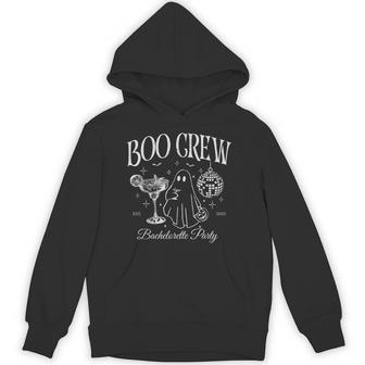 Boo Crew Bachelorette Party Halloween Witchy Bridal Hoodie - Monsterry
