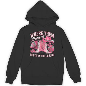 Boots On The Ground Where Them Fans At Hoodie - Thegiftio UK