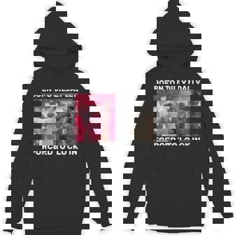 Born To Dilly Dally Forced To Lock In Cat Meme Hoodie - Monsterry