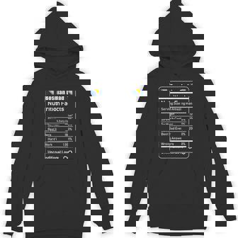 Bosnian Dad Nutrition Facts Father's Day Hoodie - Monsterry
