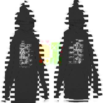 Boy Dad Best Dad Ever Father's Day Video Game Pixel Hoodie | Mazezy