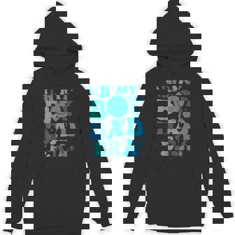 In My Boy Dad Era Retro Graphic Fathers Day Dad And Son Hoodie - Monsterry