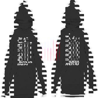 Boy One Nation Under God 4Th July American Flag Fighter Jet Hoodie | Mazezy