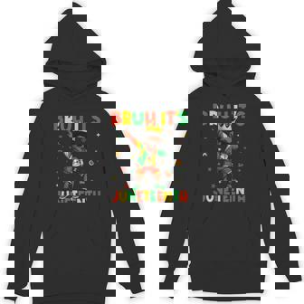 Bruh It's Junenth Dabbing Boys Celebrating Black Freedom Hoodie - Thegiftio