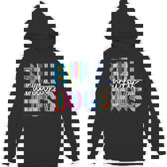 Bulldogs School Mascot Back To School Team Spirit Hoodie | Mazezy