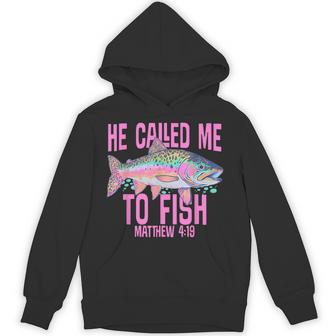 He Called Me To Fish Matthew 4 Hoodie - Thegiftio UK