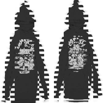 Camp Spooky Summerween Summer Halloween Cute Ghost Hoodie - Thegiftio