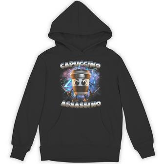Cappuccino Assassino Italian Brainrot Memes Internet Meme Hoodie - Thegiftio