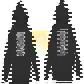 Capybara Surfing Japanese Hoodie - Thegiftio