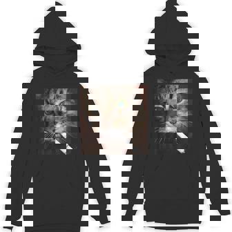 Cat Meme Cat Smoking Cigarette Hoodie | Mazezy