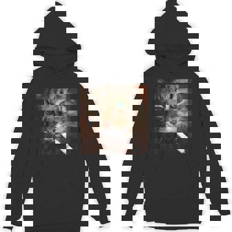 Cat Meme Cat Smoking Cigarette Hoodie - Monsterry
