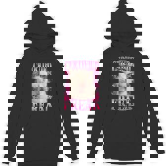 Certified Freak Eat Cement Cursed Cat Cat Meme Humor Hoodie - Monsterry