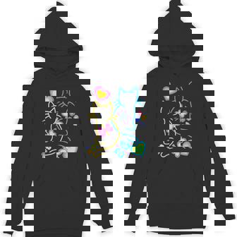 Children's Cats Child Cat Spring Summer Heart Hearts Baby Hoodie - Thegiftio