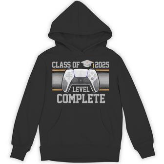Class Of 2025 Level Complete Video Gamer Senior Graduation Hoodie - Thegiftio UK