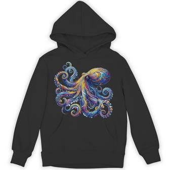 Colorful Octopus Squid Kraken Sea Animal Hoodie - Thegiftio UK