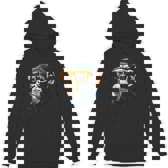Cool Monkey With Sunglasses Cartoon Animal Hoodie - Thegiftio UK