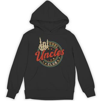 Cool Uncles Club Retro New Uncle Skeleton Hoodie - Thegiftio UK