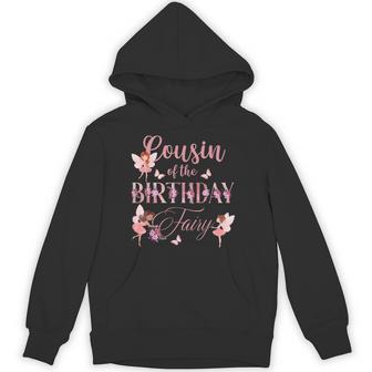 Cousin Of The Birthday Fairy First Birthday Family Matching Hoodie - Thegiftio UK