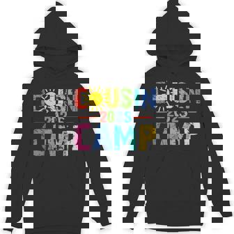 Cousin Camp 2025 Camping Campfire Summer Vacation Family Hoodie - Monsterry