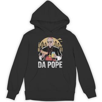Da Pope From America Chicago Pope Leo Xiv Vintage Hoodie - Thegiftio