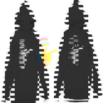Dabbing Pencil Dancing Back To School Students Boys Hoodie | Mazezy