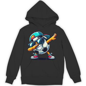 Dabbing Soccer Ball Player Hoodie - Thegiftio UK