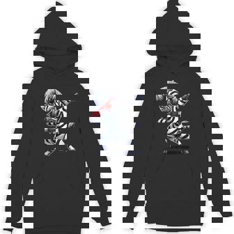 Dabbing Zebra With Sunglasses Animal Zebra Hoodie - Thegiftio UK