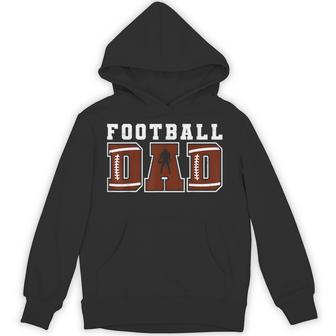 Dad American Football Happy Birthday Family Matching Retro Hoodie - Thegiftio UK