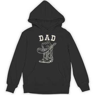 Dad Cowboy Rodeo Western Matching Family Birthday Hoodie - Thegiftio UK