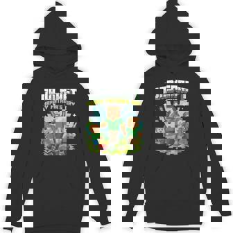 Dad Dadcraft Gamer For Happy Father's Day Gaming Pixel Hoodie | Mazezy
