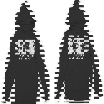 Dad Est 2025 Basketball To Be New Baby Daddy Father's Day Hoodie | Mazezy