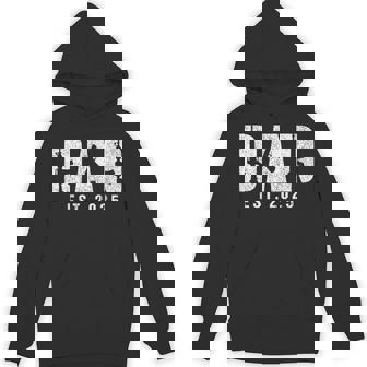 Dad Est 2025 Gun Lover Dad To Be New Baby Daddy Father's Day Hoodie - Monsterry