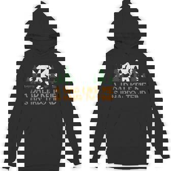 Dad Like Me Hard To Find Bigfoot Fathers Day Sasquatch Papa Hoodie - Thegiftio